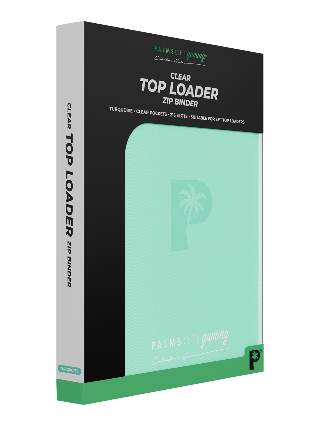 Collectors Series Top Loader Binder 9 Pocket - Turquoise