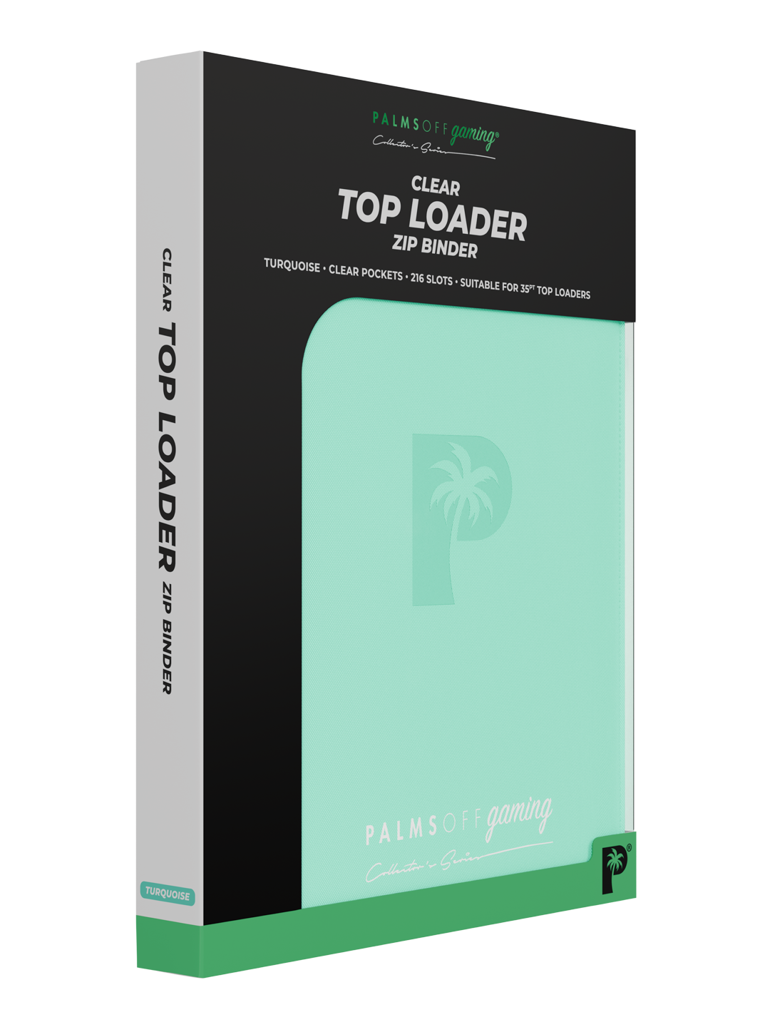 Collectors Series Top Loader Binder 9 Pocket - Turquoise