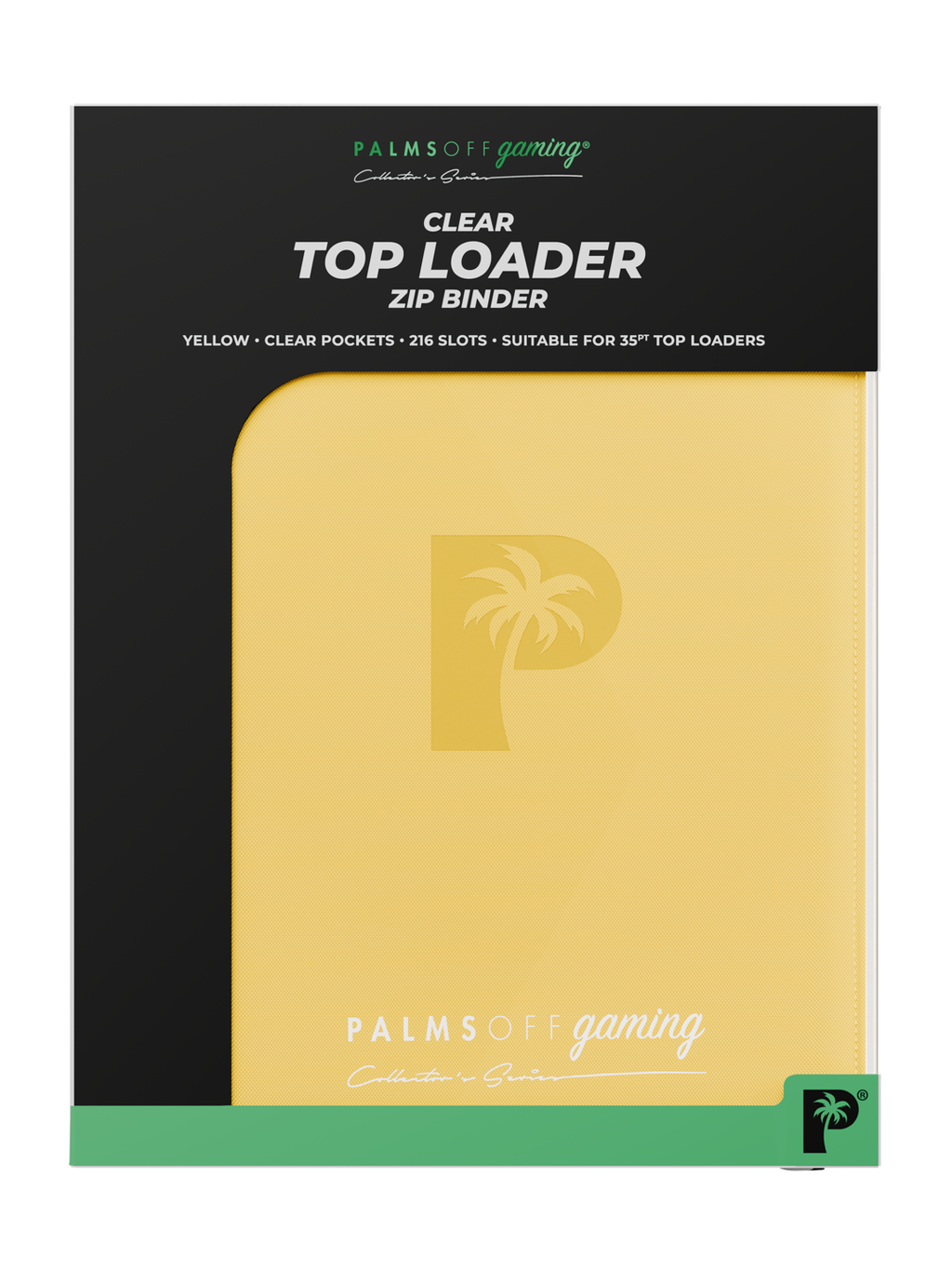 Collectors Series Top Loader Binder 9 Pocket - Yellow