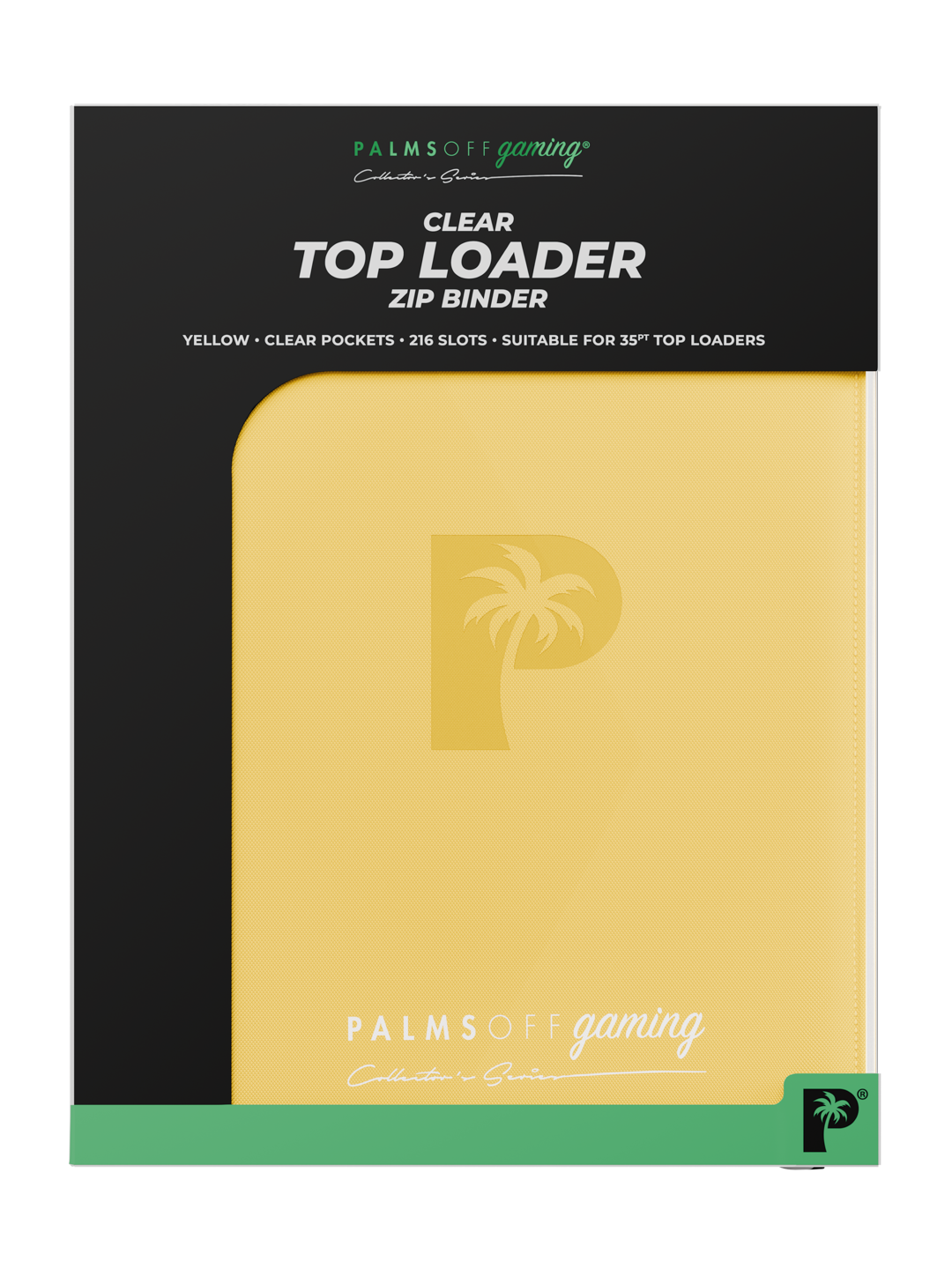 Collectors Series Top Loader Binder 9 Pocket - Yellow